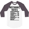 mechanic labour rates 3/4 Sleeve Shirt