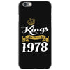kings are born in 1978 iPhone 6/6s Case