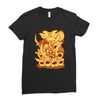 attack Ladies Fitted T-Shirt