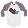 coffe squirrel 3/4 Sleeve Shirt