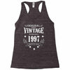 original parts vintage established 1997 perfectly aged Racerback Tank