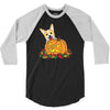corgi pumpkin 3/4 Sleeve Shirt