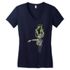 noxious gases may be harmful Women's V-Neck T-Shirt