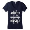 i was addicted to the hokey pokey Women's V-Neck T-Shirt