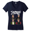 dobre twins Women's V-Neck T-Shirt