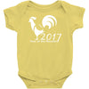 new year of the roosters 2017 Baby Onesie