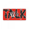 WE TALK License Plate