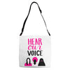 Women's March Hear Our Voice Adjustable Strap Totes