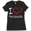i love mariachi Ladies Fitted T-Shirt