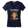 My Favorite People Call Me Papa Women's V-Neck T-Shirt