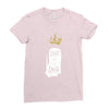 don't be a dick Ladies Fitted T-Shirt