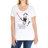 everything is darkness Ladies Curvy T-Shirt
