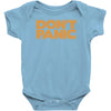 don't panic Baby Onesie