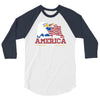 science bless america 3/4 Sleeve Shirt