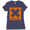 irritant mens Ladies Fitted T-Shirt