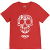 loco coco skul V-Neck Tee