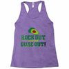 rock out with your guac out Racerback Tank
