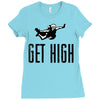 get high Ladies Fitted T-Shirt