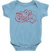love red Baby Bodysuit