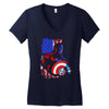 i'm the captain in the war Women's V-Neck T-Shirt