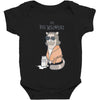 the big meowski Baby Bodysuit
