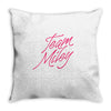 team miley Throw Pillow