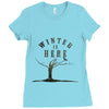Winter (f77) Ladies Fitted T-Shirt