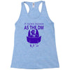 it goes down as the dm Racerback Tank