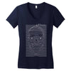 skull division Women's V-Neck T-Shirt