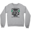 education is the most powerful weapon you can use to change the world Crewneck Sweatshirt