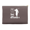 eat sleep battlefield 4, funny Accessory Pouches