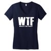 where's the food Women's V-Neck T-Shirt