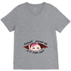 June Peeking Out Asian Baby Girl V-Neck Tee