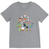 alpha battle V-Neck Tee