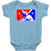 yoda baseball  funny Baby Onesie