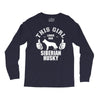 This Girl Loves Siberian Husky Long Sleeve Shirts