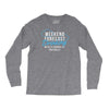 weekend ... drinking .. Long Sleeve Shirts
