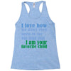 i am your favorite child Racerback Tank