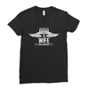 i have two titles mom and wife Ladies Fitted T-Shirt