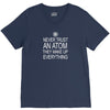 an atom V-Neck Tee