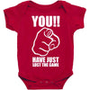 you have just lost the game  funny computer internet humour Baby Bodysuit