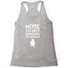 note to self penguin are awesome Racerback Tank