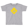 motorcycle caution sign Toddler T-shirt