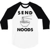 send noods 3/4 Sleeve Shirt