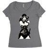 wonder woman Women's Triblend Scoop T-shirt
