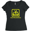 multislacking Women's Triblend Scoop T-shirt