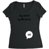 Say Hello to My Little Friend Women's Triblend Scoop T-shirt