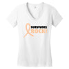 Survivor Rock Women's V-Neck T-Shirt