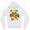 rasta nation, the reggae and dancehall Zipper Hoodie
