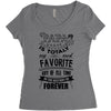 My Papa is Totally My Most Favorite Guy Of All Time Women's Triblend Scoop T-shirt